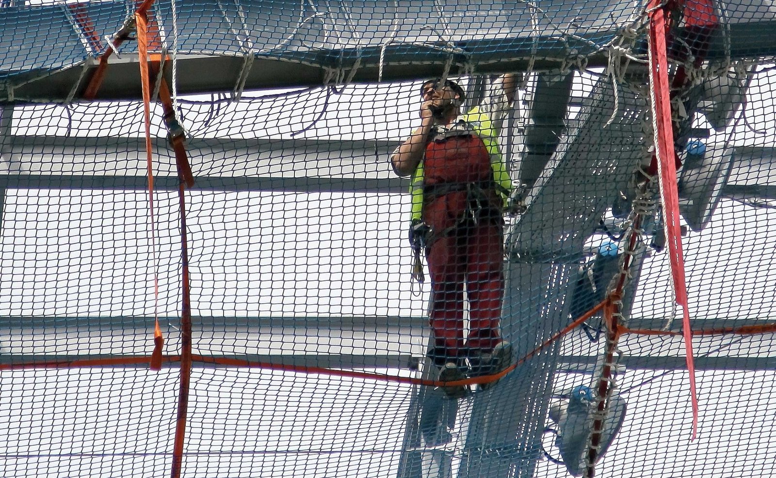 Construction site safety nets for building protection from Jashuva Safety Nets in Andhra Pradesh